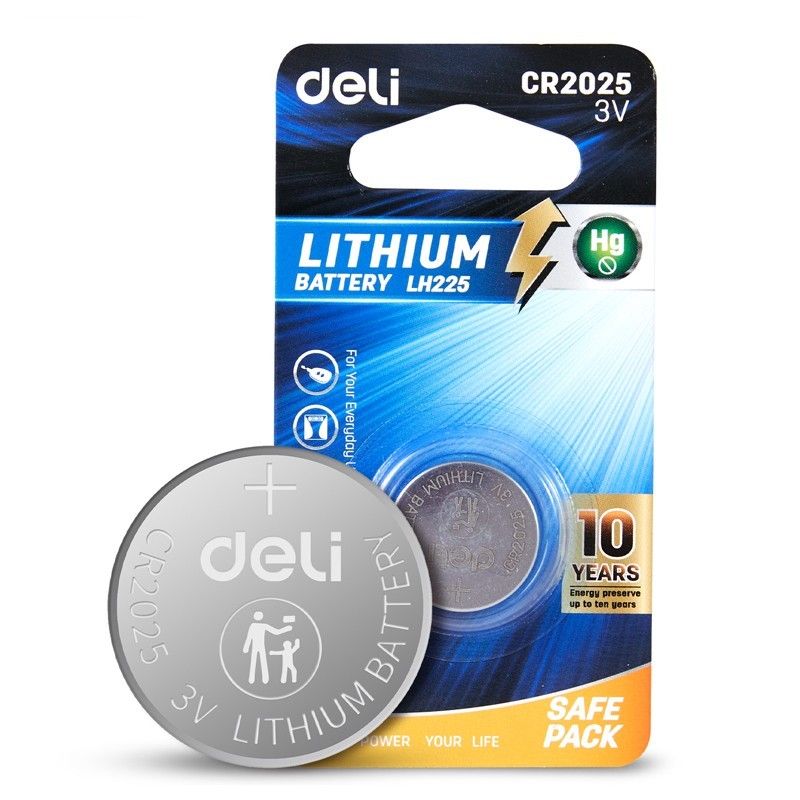 Bateria litowa CR2025 Deli 1 szt.