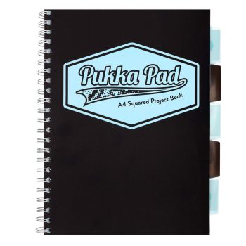 Kołozeszyt Pukka Pad Project Book Black Sky A4 czarny
