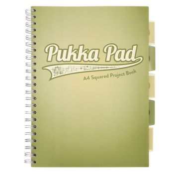Kołozeszyt Pukka Pad Project Book Olive Green A4 oliwkowy