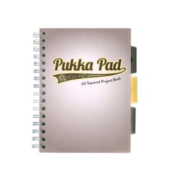 Kołozeszyt Pukka Pad Project Book Grey A5 szary