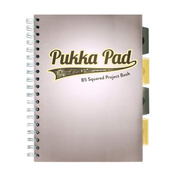 Kołozeszyt Pukka Pad Project Book Grey B5 szary
