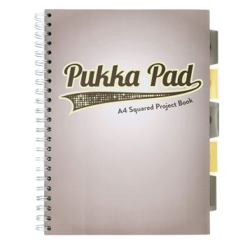 Kołozeszyt Pukka Pad Project Book Grey A4 szary