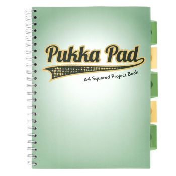 Kołozeszyt Pukka Pad Project Book Sage A4 zielony