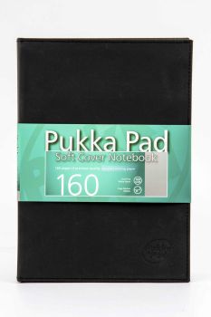 Notatnik PUKKA PAD Soft Cover B5 kratka czarny 