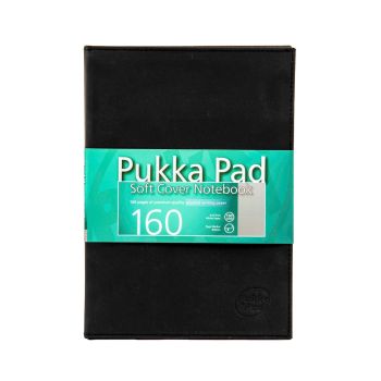 Notatnik PUKKA PAD Soft Cover B5 kratka czarny 