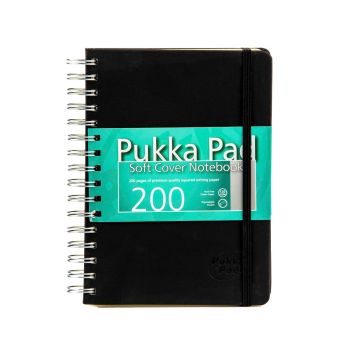 Kołozeszyt PUKKA PAD Soft Cover A5 czarny