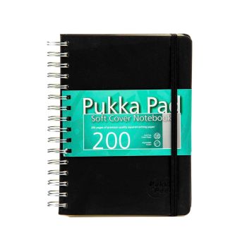 Kołozeszyt PUKKA PAD Soft Cover A5 czarny