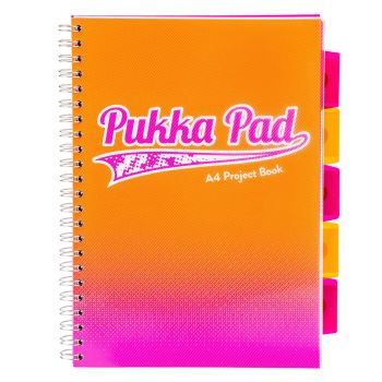 Kołozeszyt PUKKA PAD Project Book Fusion A4 pomarańczowy