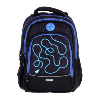 Plecak szkolny STRIGO Misty Czarny Kosmos