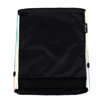 Worek szkolny STRIGO kolekcja Czarny Classic z kolorowymi sznurkami