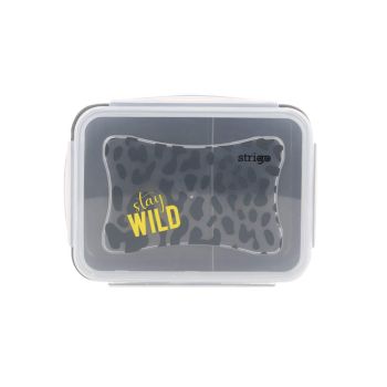 Śniadaniówka STRIGO, kolekcja Strigo Stay Wild szara