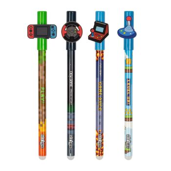 Wymazywalny długopis STRIGO ze skuwką z serii Gamer - Pad, Konsola, Kierownica, Joystick