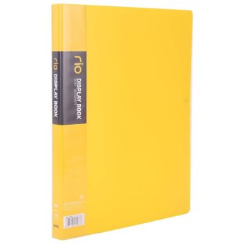 Album ofertowy Deli A4 30 koszulek seria RIO żółty