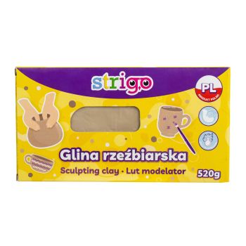Glina rzeźbiarska STRIGO naturalna 520g