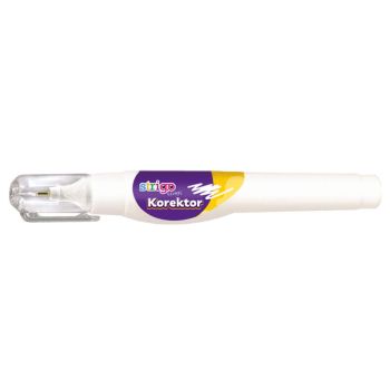 Korektor STRIGO w piórze z metalową końcówką, 8 ml