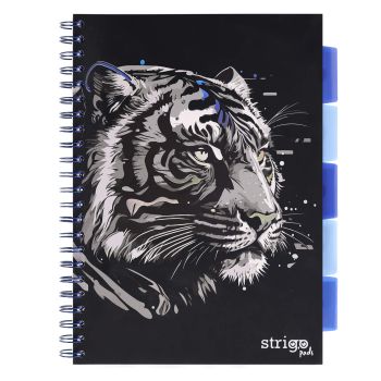 Kołozeszyt STRIGO PADS Project Book A4 kratka Tygrys