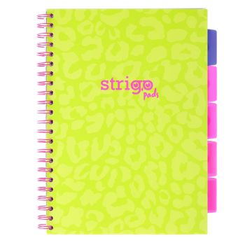 Kołozeszyt STRIGO PADS Project Book A4 linia Neon zielony 