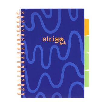 Kołozeszyt STRIGO PADS Project Book B5 linia Neon granatowy