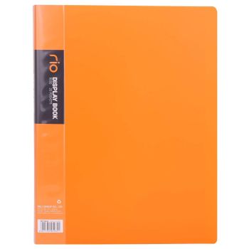 Album ofertowy teczka ofertowa Deli A4 20 koszulek seria RIO pomarańczowy
