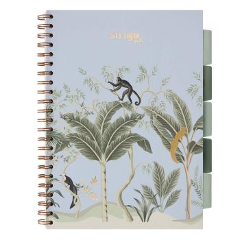Kołozeszyt STRIGO PADS Project Book A4 kratka Afryka pastelowy niebieski