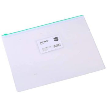 Teczka na suwak Deli 5526 a4 zielona