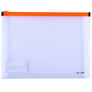 Teczka na suwak Deli E38976 a5 pomarańczowa