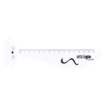 Linijka plastikowa Strigo Kotek 15 cm