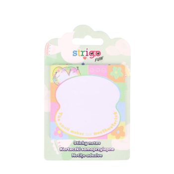 Karteczki samoprzylepne papierowe STRIGO FUN 73x73mm 20 kartek zielone