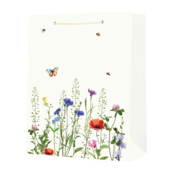 Torebka prezentowa STRIGO "Łąka" 26 × 32,5 × 12,5 cm, 210 g