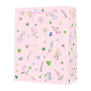 Torebka prezentowa STRIGO "Kwiaty" 26 × 32,5 × 12,5 cm, 210 g