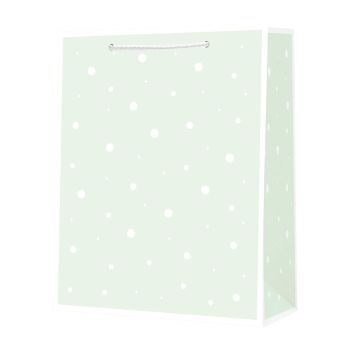 Torebka prezentowa pastelowa zielona 26 × 32,5 × 12,5 cm STRIGO PARTY 210 g