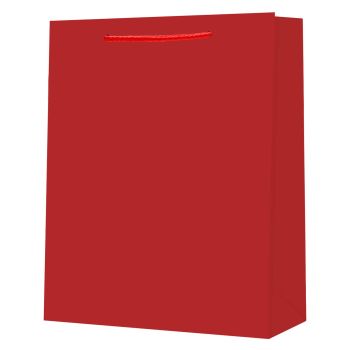 Torebka prezentowa czerwona 26 × 32,5 × 12,5 cm STRIGO PARTY 210 g