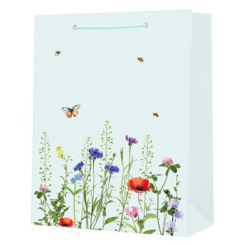 Torebka prezentowa STRIGO "Łąka" 32,5 × 44,5 × 12,5 cm, 210 g