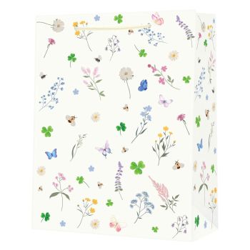 Torebka prezentowa STRIGO "Kwiaty" 32,5 × 44,5 × 12,5 cm, 210 g