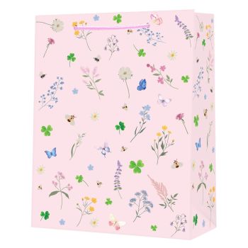 Torebka prezentowa STRIGO "Kwiaty" 32,5 × 44,5 × 12,5 cm, 210 g