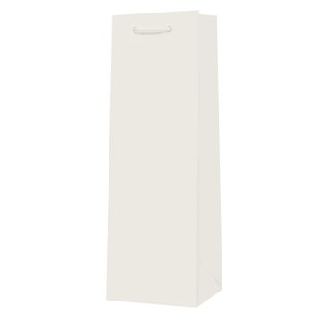Torebka prezentowa na wino ecru 12 × 36 × 9 cm STRIGO PARTY 210 g