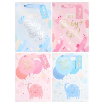Torebka prezentowa STRIGO "Baby Boy Girl" 18 × 23 × 10 cm, 210 g