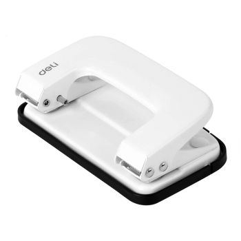 Dziurkacz Deli 0136 do 10 kartek biały