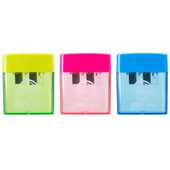 Temperówka Deli 0526 2 otwory z pojemnikiem