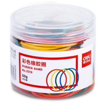 Gumki recepturki kauczukowe mix kolorów 50g DELI