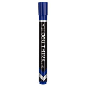Marker permanentny Deli niebieski okrągły 1,5mm