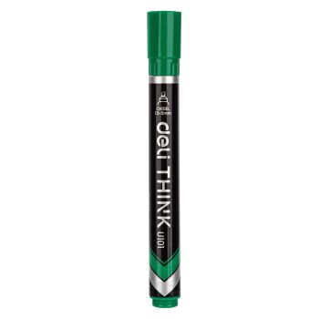 Zielony marker permanentny Deli ścięty 1,5-5mm