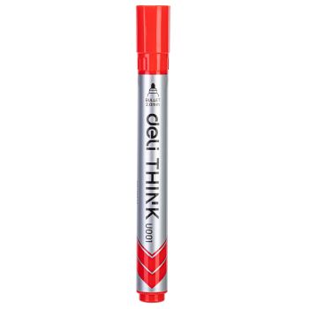 Marker suchościeralny Deli U00140 okrągły 2,0mm czerwony