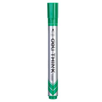 Marker suchościeralny Deli okrągły 2,0mm zielony
