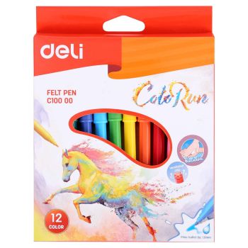 Flamastry Deli C10000 12 kolorów