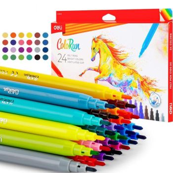 Flamastry Deli C10020 24 kolory ColoRun