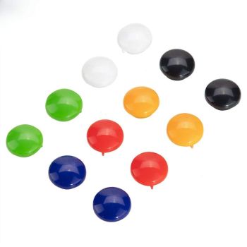 Magnesy do tablic DELI 20 mm , mix kolorów, 12 szt.