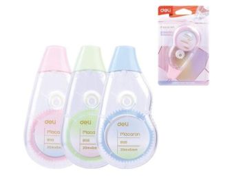 Korektor w taśmie DELI 5mmx20m seria Macaron 