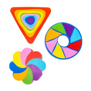 Gumka do ścierania kolorowa STRIGO, mix kolorów