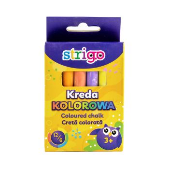Kreda kolorowa STRIGO, niepyląca
